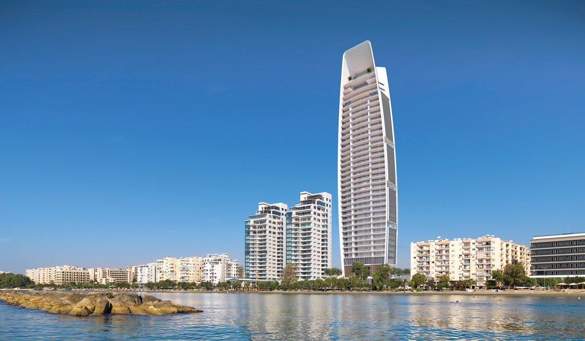Элитная жилая башня ONE Limassol с видом на Средиземное море