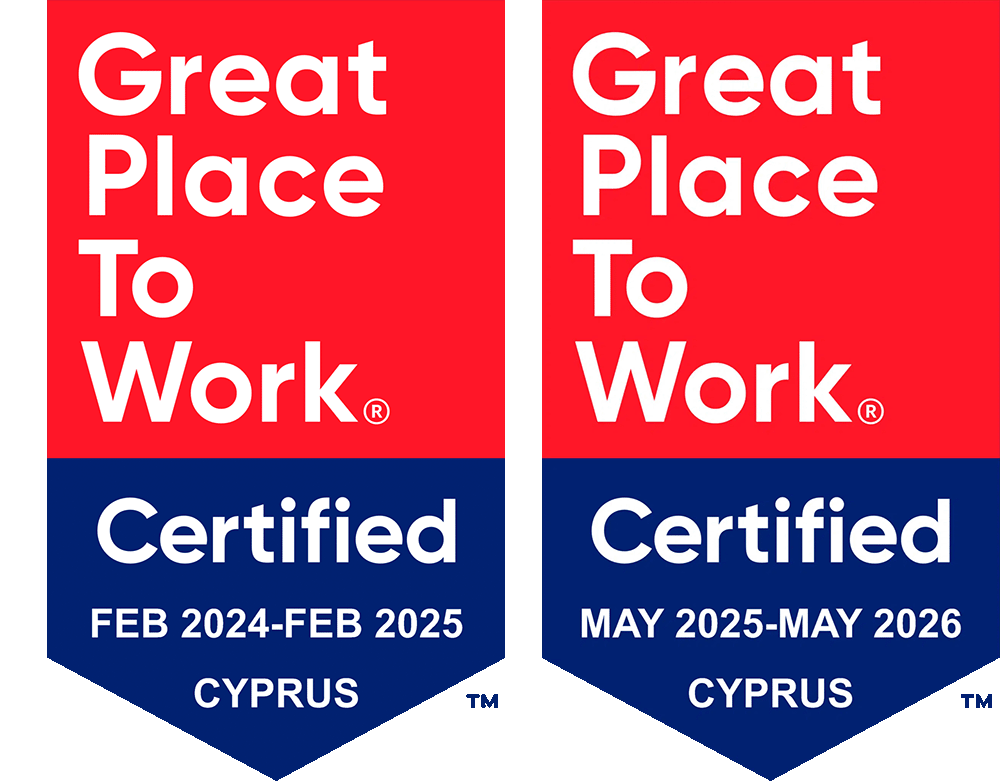 Pafilia, сертификат «Лучшее место для работы» 2024 2026, Кипр